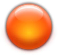 Shining Orange Jewel clipart