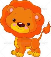 Cute Baby Lion Clip Art N8