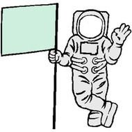 Cartoon Astronaut Clip Art N12