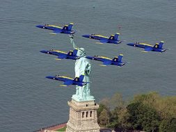 Blue Angels Air Show drawing