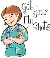 Cartoon Flu Shots clipart