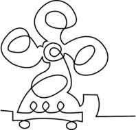 Clipart Ceiling Fan Air Conditioning Cooling Wind Leaf Tropical