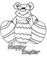 Happy Easter Coloring Pages Printable