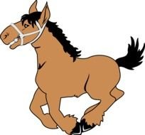 funny Cartoon Horse Clip Art
