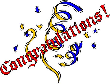 Congratulations Clip Art N32