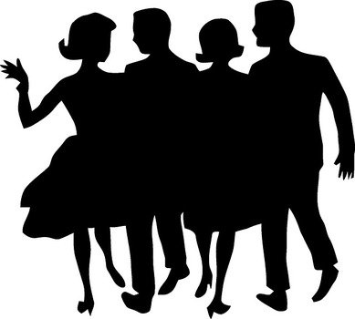People Dancing Silhouette N5