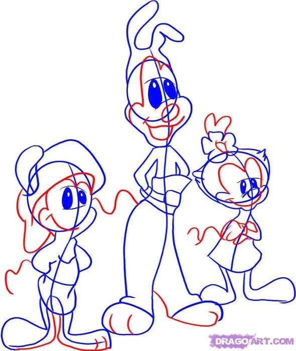 How To Draw Animaniacs Faces