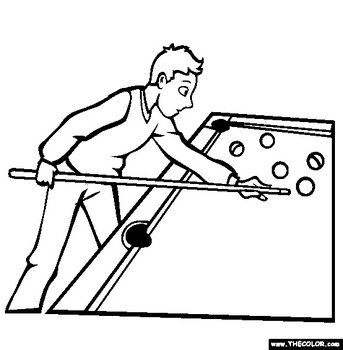 Table Coloring Page