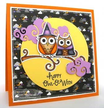 Owl O Ween With Coordinating Dies