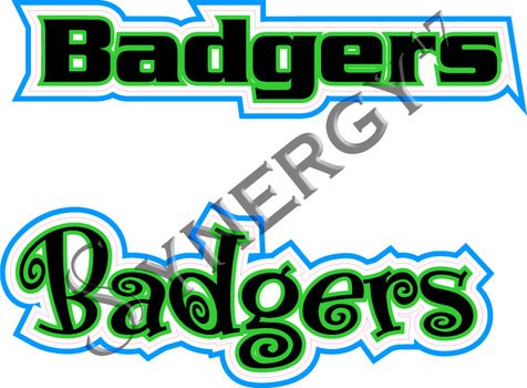 Badger Mascot Clip Art N2