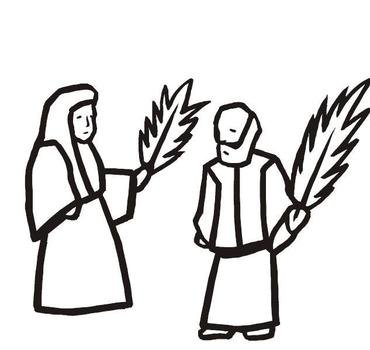 Palm Sunday Coloring Pages N3