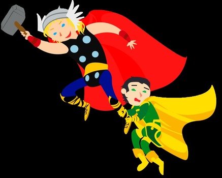 Katamari And Loki By as a picture for a clipart