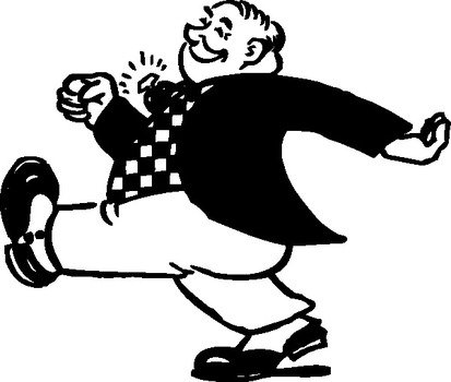 Cartoon People Walking Clip Art N13