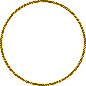 Rope Circle Border Clip Art