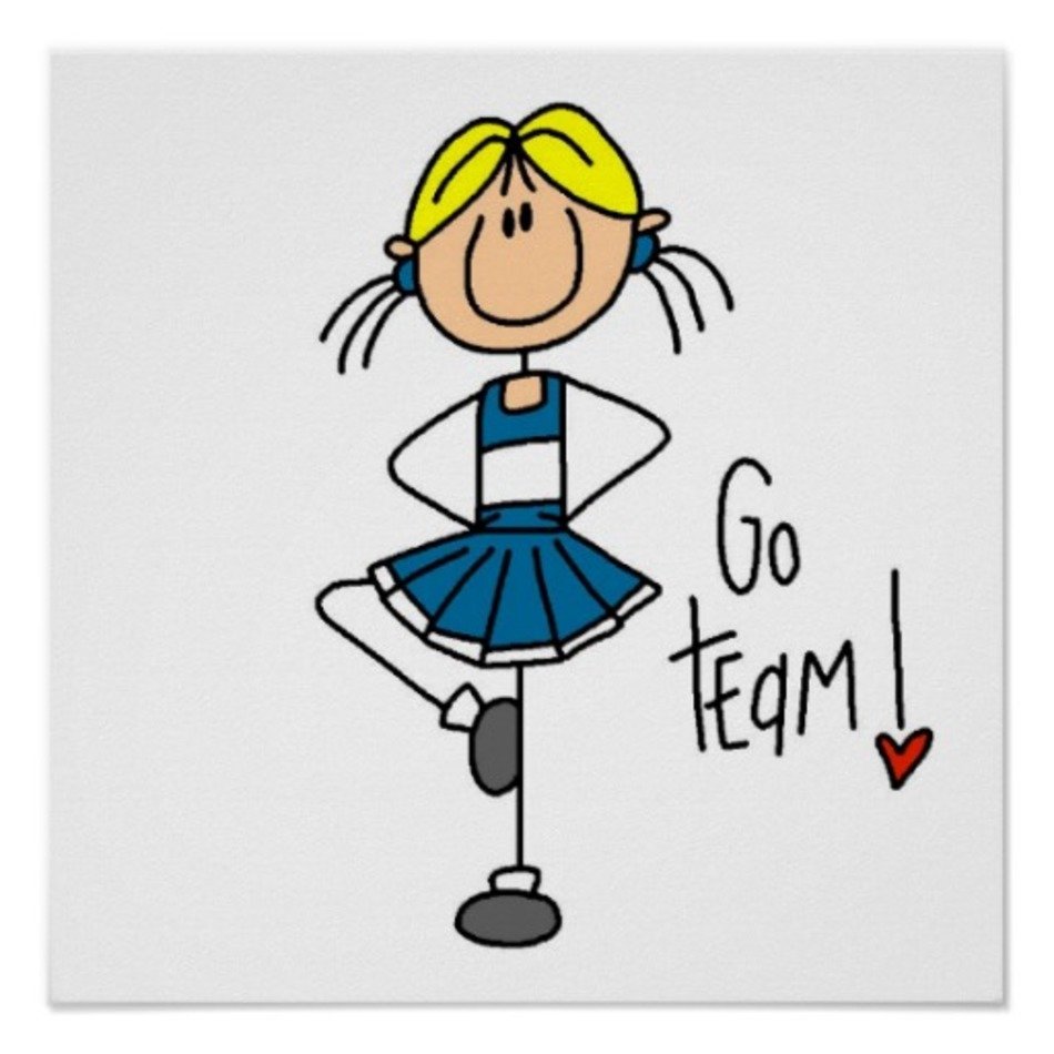 Stick Figure Cheerleader