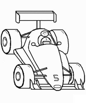 Race Car Coloring Pages N2
