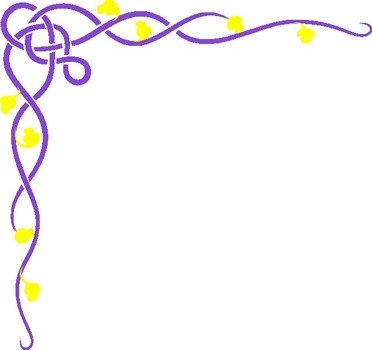 Yellow Border Clip Art N2