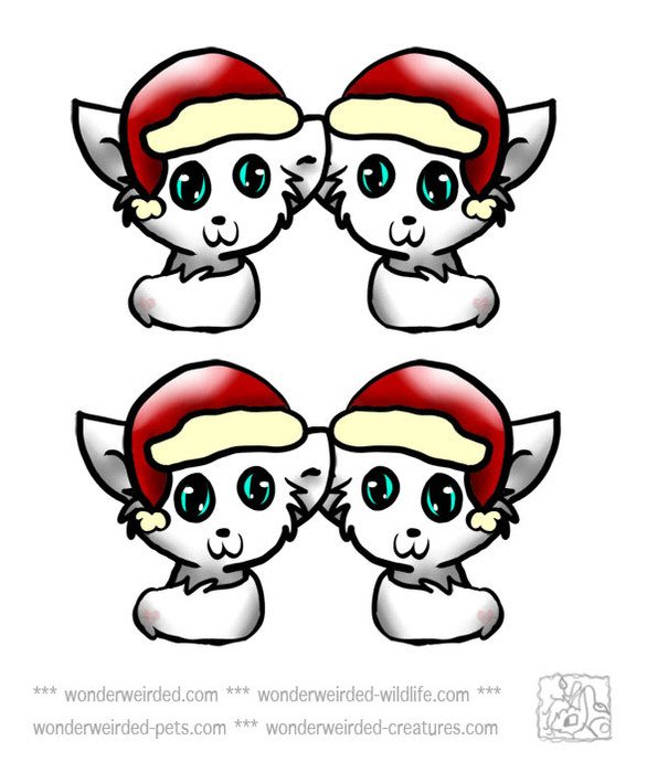 Printable Christmas Ornaments Cartoon Animals Cats At Www