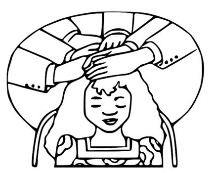 Laying Hands On Clip Art