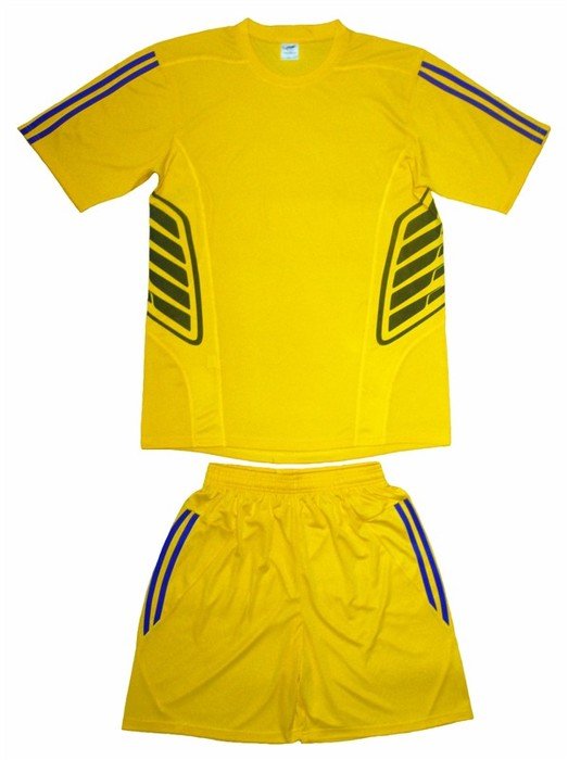 Clip art of yellow Soccer uniform