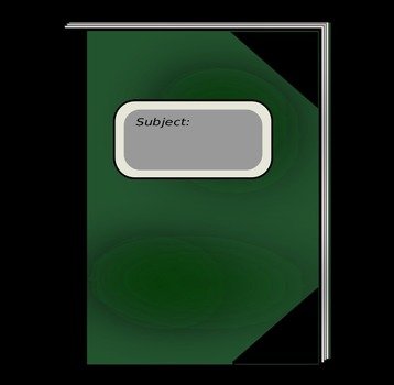 Subject Book By Nlyl A Green Notebook