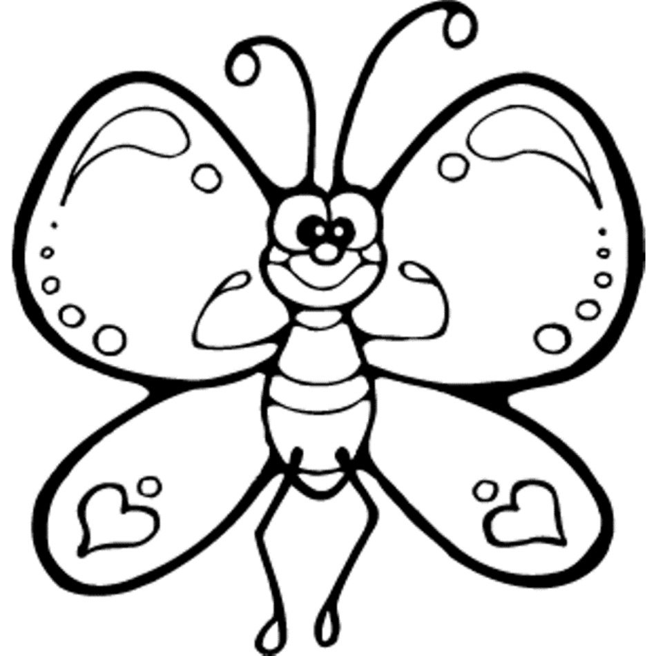 Butterfly Coloring Pages N4