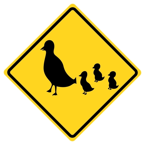 Duck Crossing Sign N6 free image download