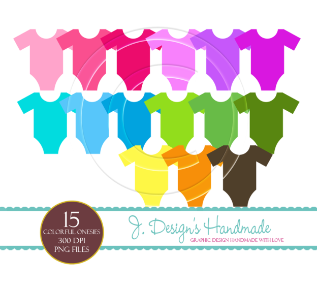 Baby Onesie Clip Art free image download