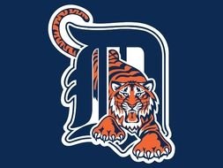 angry Detroit Tigers logo drawing