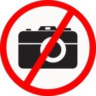 No Cameras Allowed Sign N2