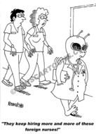Busy Nurse Cartoon N3