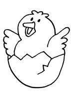 black and white picture of an inshell chicken