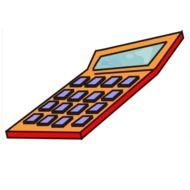 School Calculator Clip Art