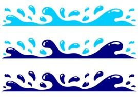 Water splash clip art drawing