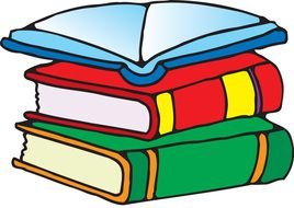 clipart of the books