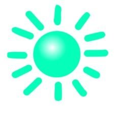 Sun Symbol Weather Clip Art N5