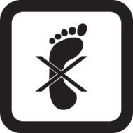 Do Not Step Clip Art