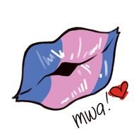 Cartoon Kiss