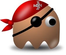 Pirate Eye Patch drawing