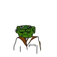 Yoda Clip Art drawing
