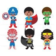 Super Heroes Clip Art N10