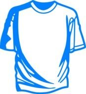 Light Blue T Shirt Clip Art