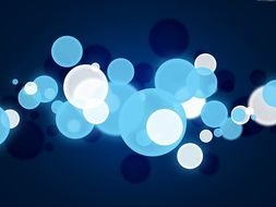Clip art of Light Blue Background With White Dots