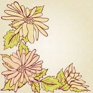 vintage Floral Corner