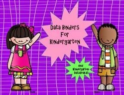 Kindergarten Data Binders drawing