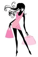 Cartoon Fashion Girl