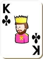 Playing Cards King Spades Clip Art