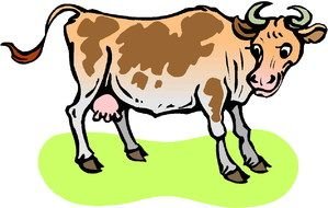 Cow as a Clip Art