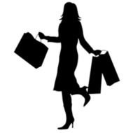 Shopping Silhouette Clip Art N5