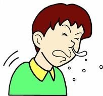 Sneezing Clip Art N11